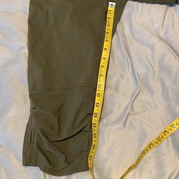 PrAna Jasmine Knicker 3/4 Capri Pants army Green Style #W4JASK113 Womens Size 8 - Picture 9 of 9